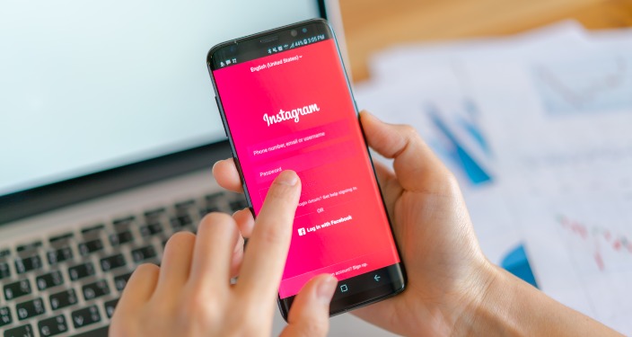 Reklamiranje na Instagramu mobilna aplikacija