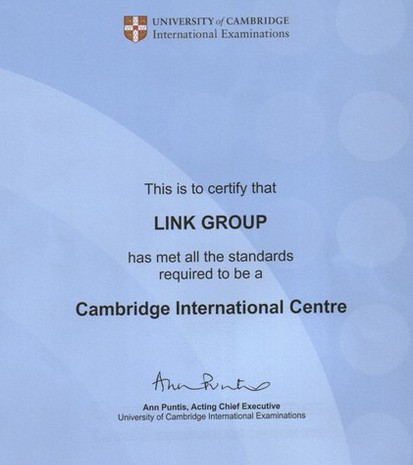 cambridge certificate